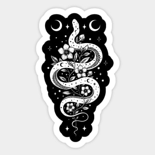 Serpent Spell - White Sticker